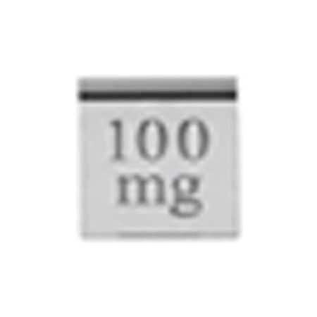 Ohaus Ohaus 100mg Cylindrical Weight Stainless Steel OIML Class F1 With NVLAP Certificate 80780337